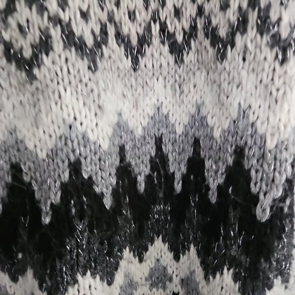 American Eagle Cardigan Sweater Women Open Front Aztec Chunky Pockets Long AEO - Picture 4 of 13